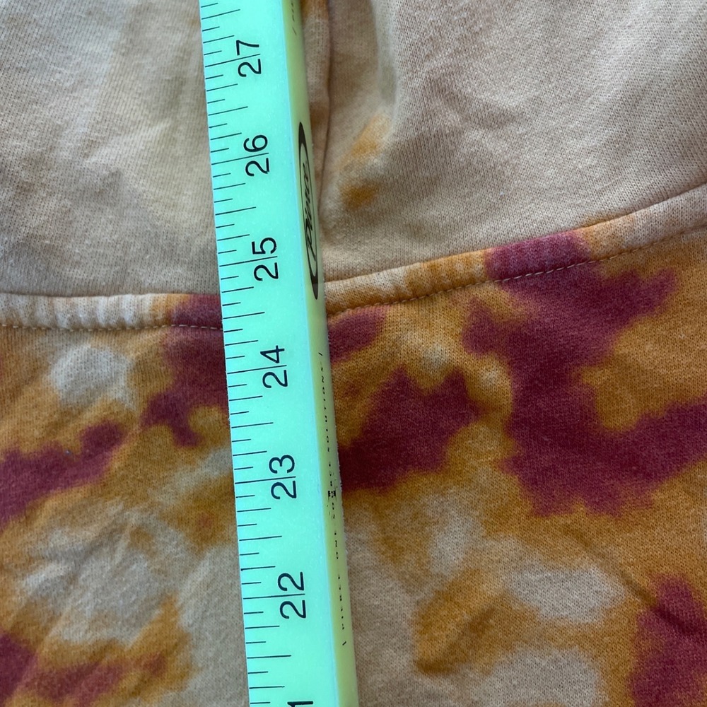 Pokemon Charizard Tie Dye Hoodie Mens Medium Orange Brown Flame Graphic Pullover - Picture 6 of 6